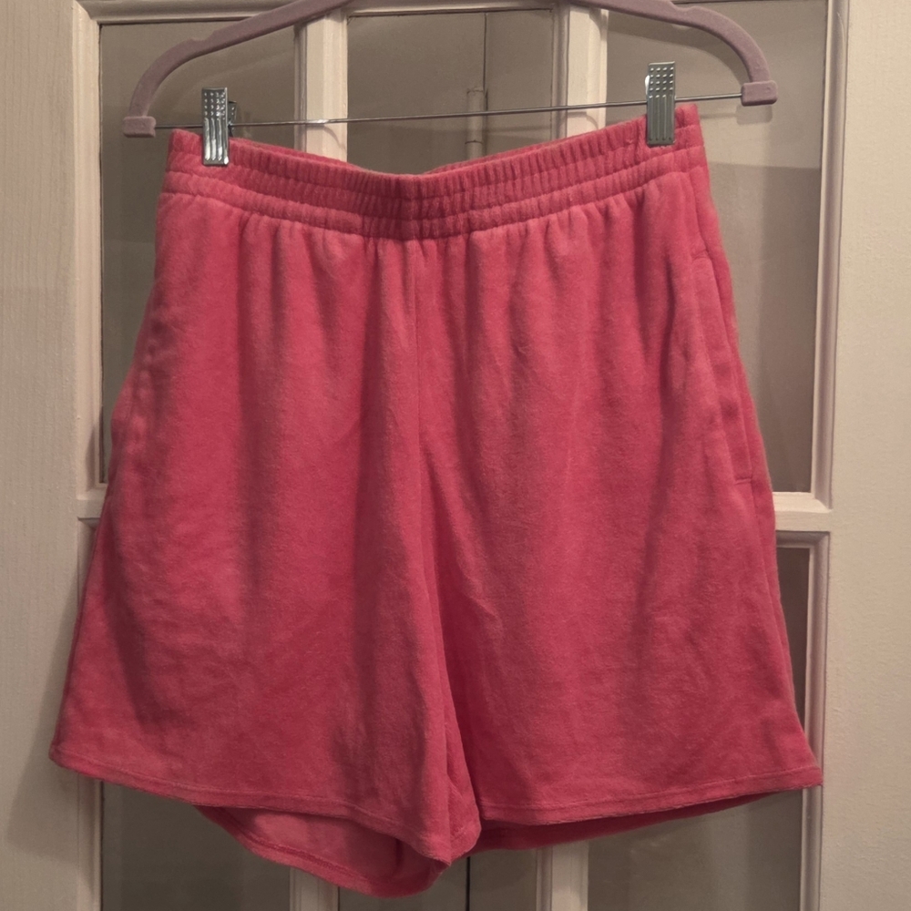 SKIMS!! Vibrant Pink Swim Shorts- Great Cover-up For The Beach!! - Picture 5 of 7